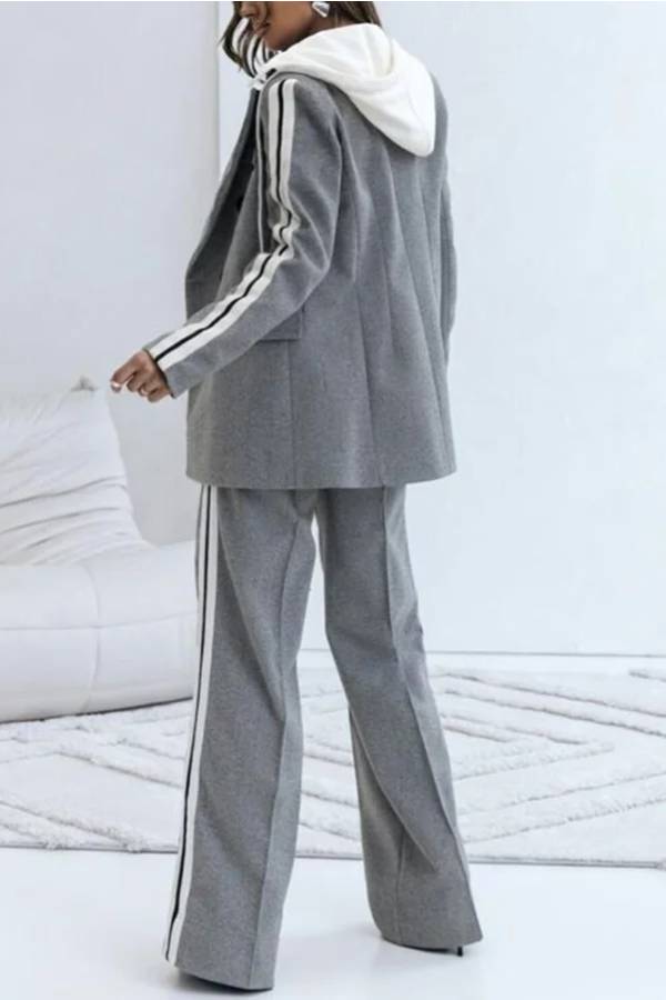 Stilla | Bukser Patchwork Easy Street Sporty Med Elastisk Talje Og Lommer
