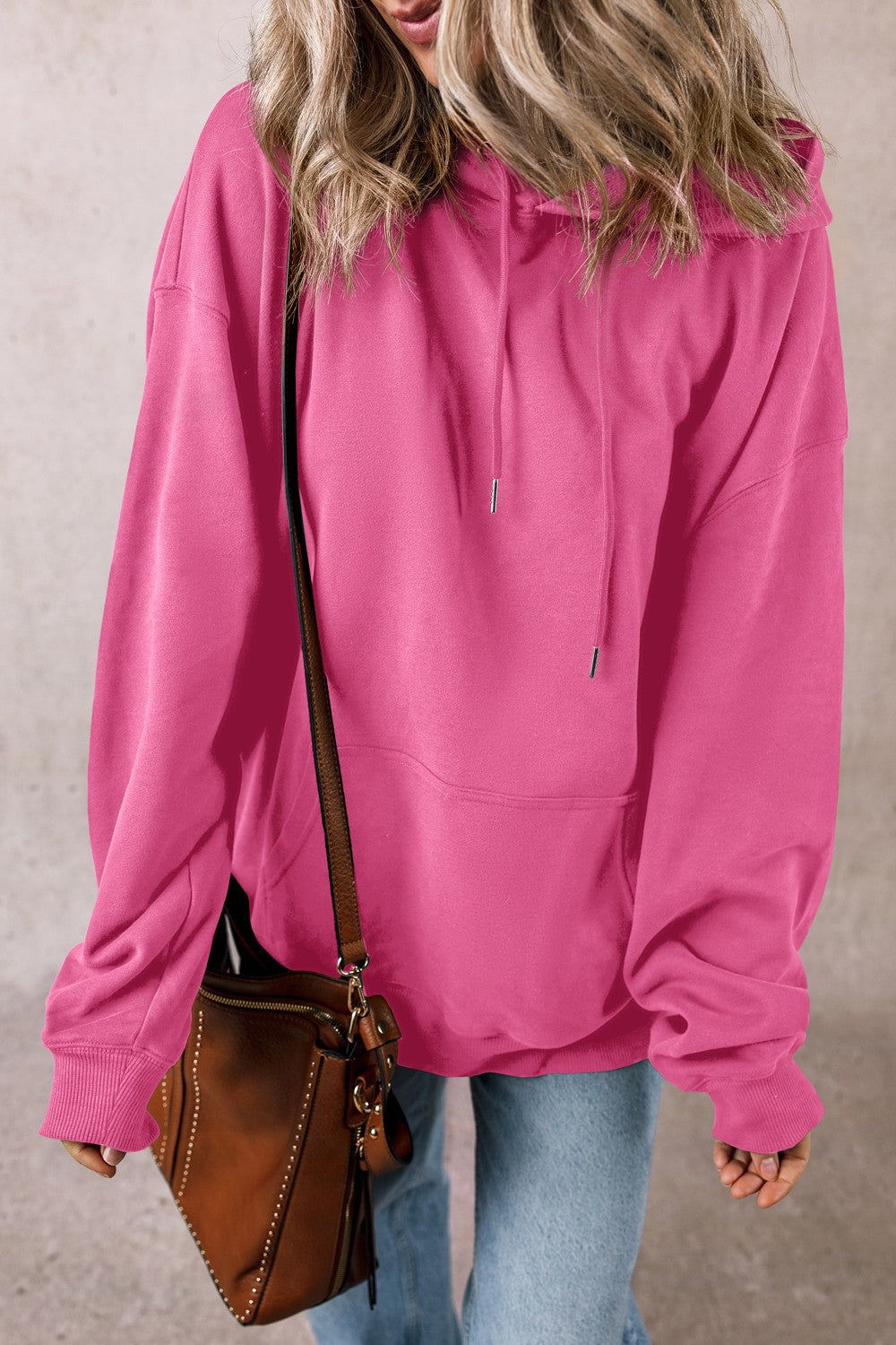 Stilla | Sweatshirt Med Lange Ærmer, Snøre og Lommer