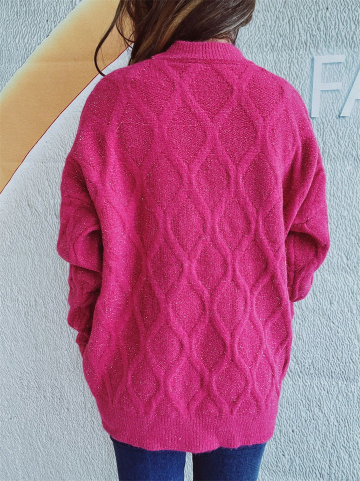 Stilla | Klassisk Pullover med Rund Halsudskæring og Lange Ærmer