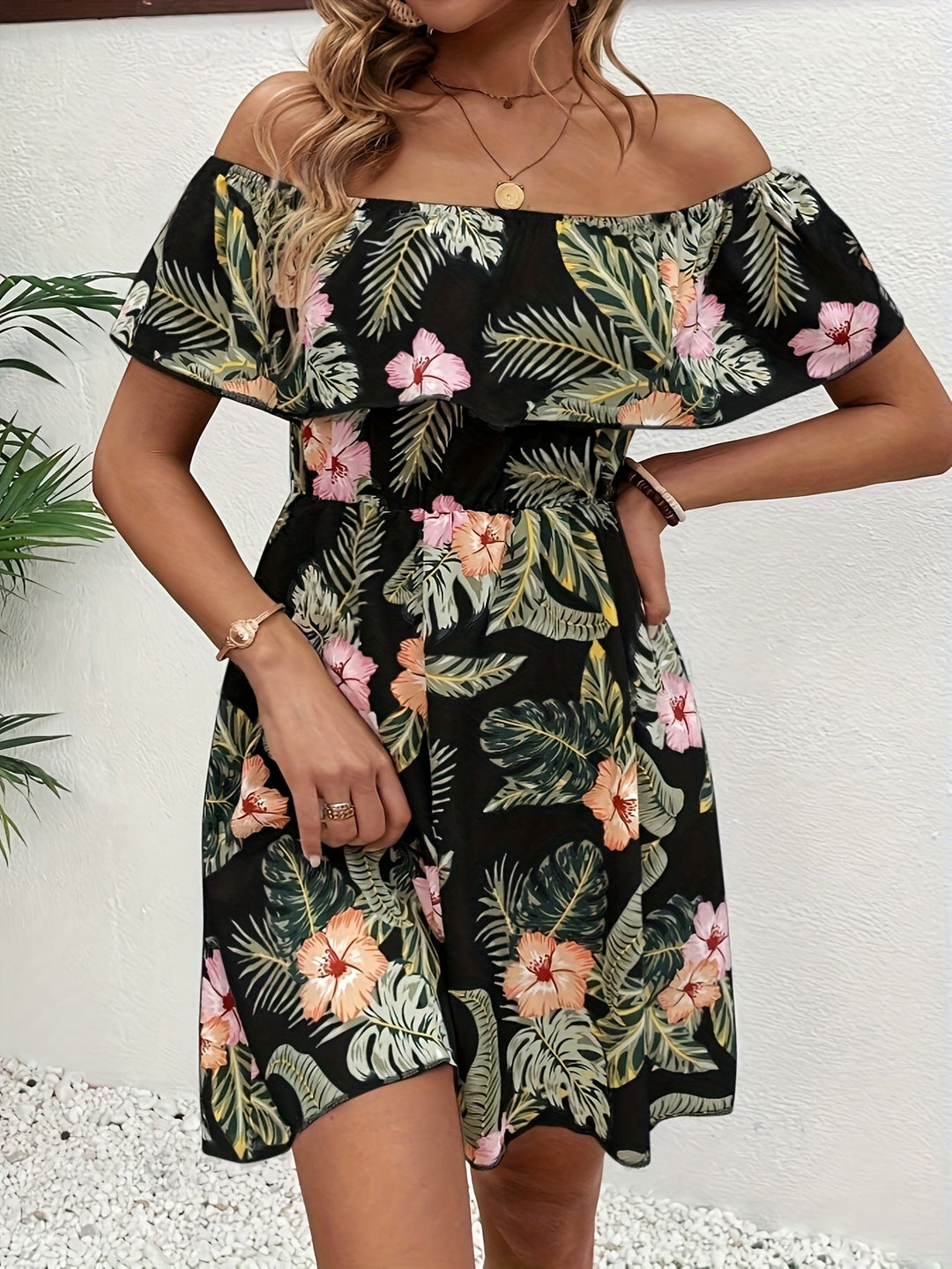 Stilla | Blomstret Kjole Med Stropper