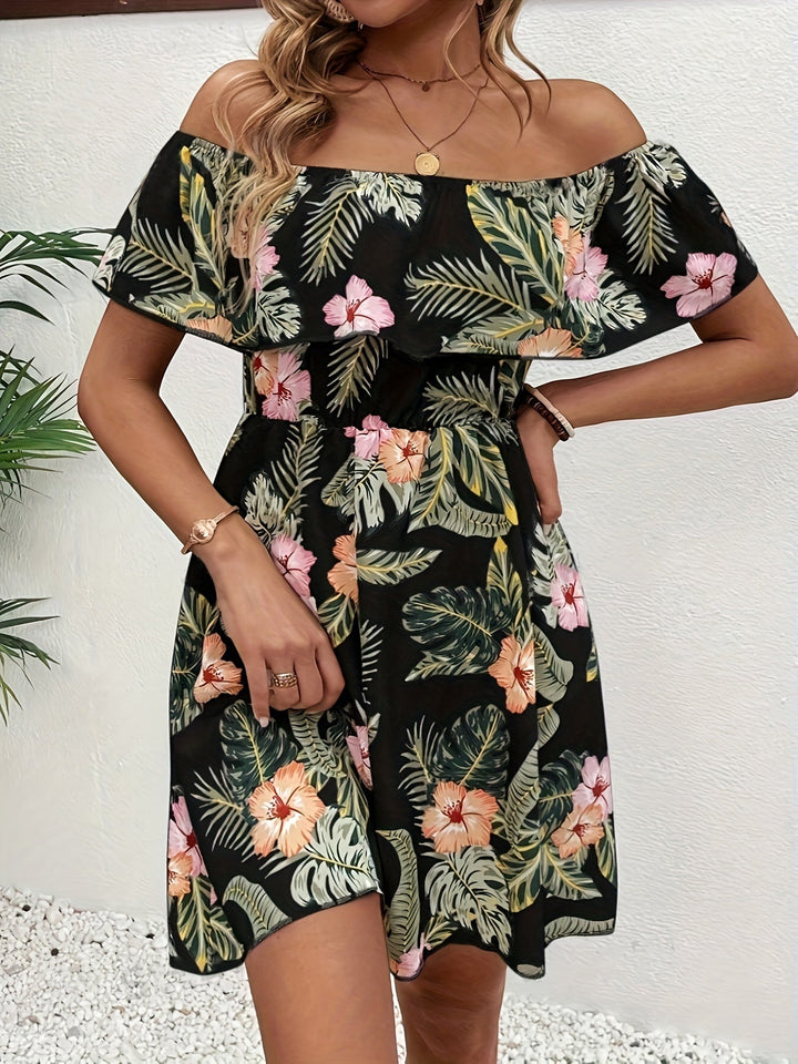 Stilla | Blomstret Kjole Med Stropper