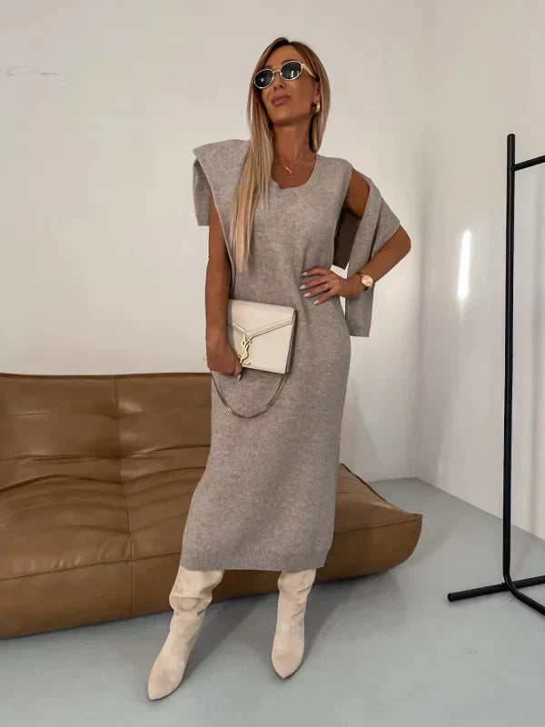 Stilla | Ensemble Kjole Og Matchende Sweater