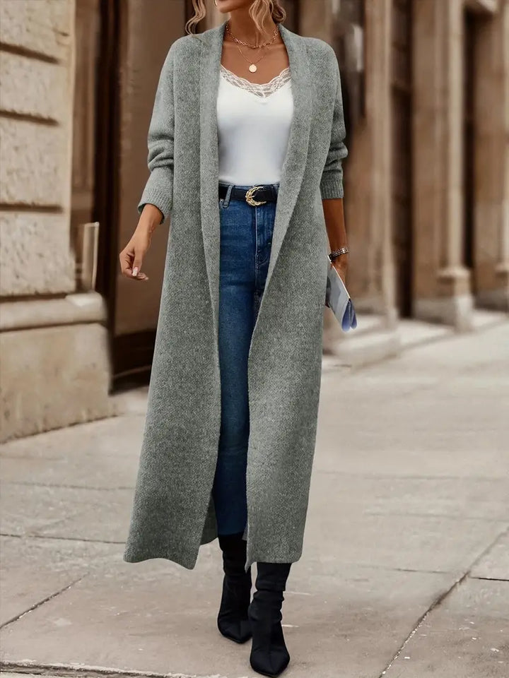 Stilla | Lang Strikcardigan
