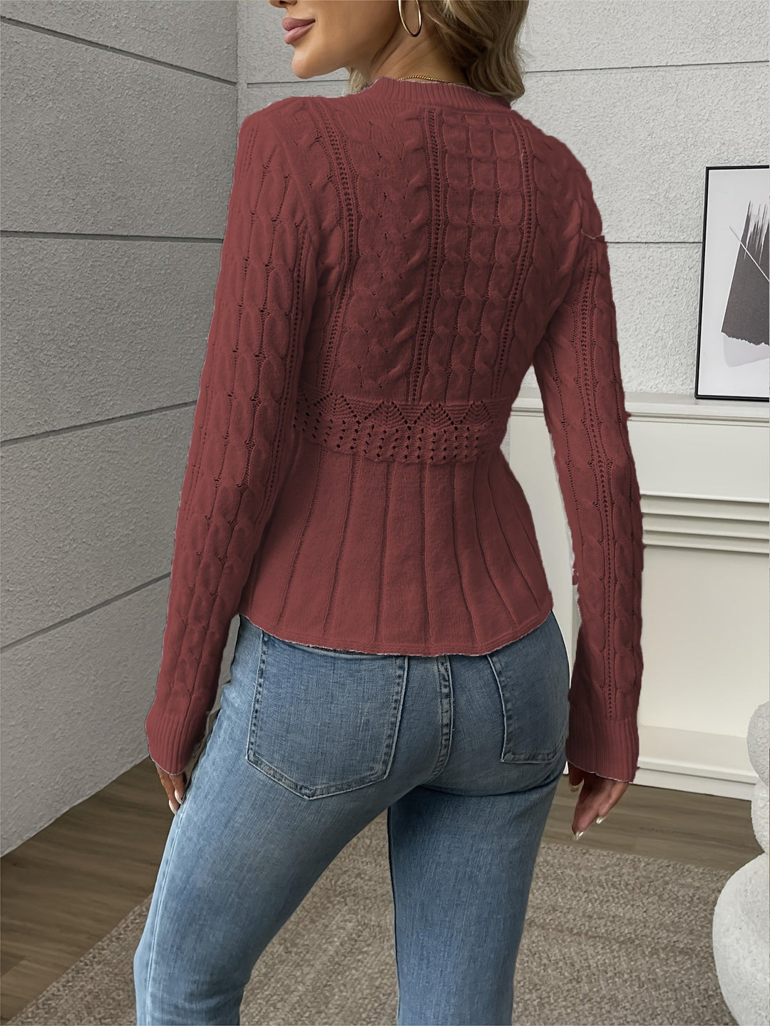 Stilla | Varm Grovstrikpullover