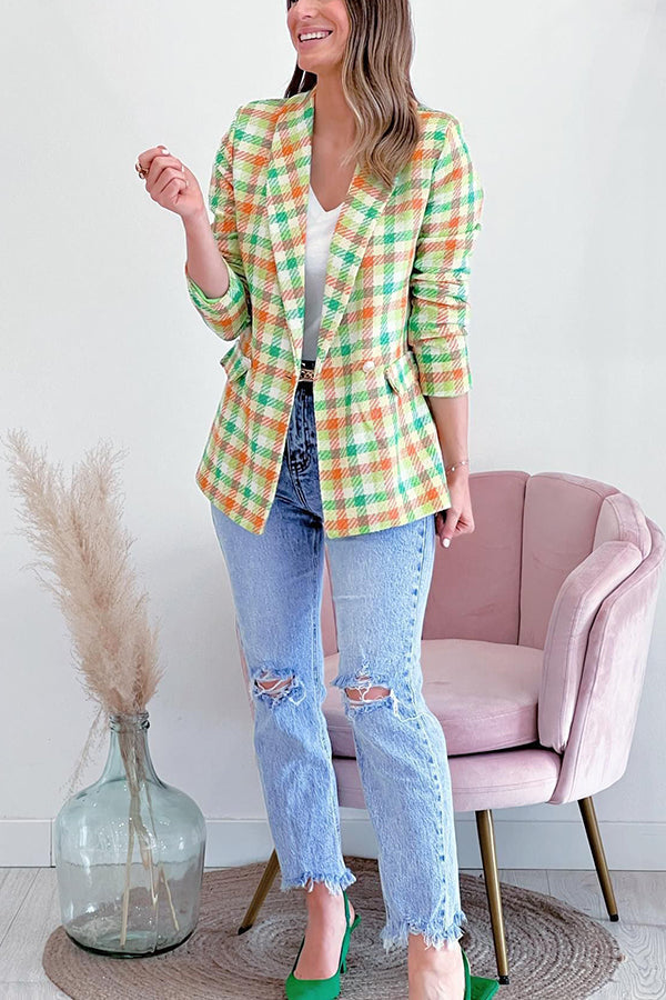 Stilla | Sunrise Dine Øjne Multi Ternet Blazer