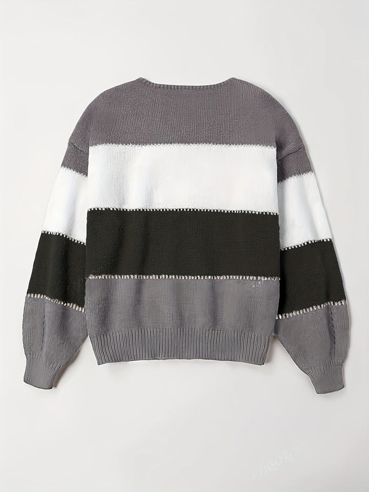Stilla | Farveblok sweatshirt