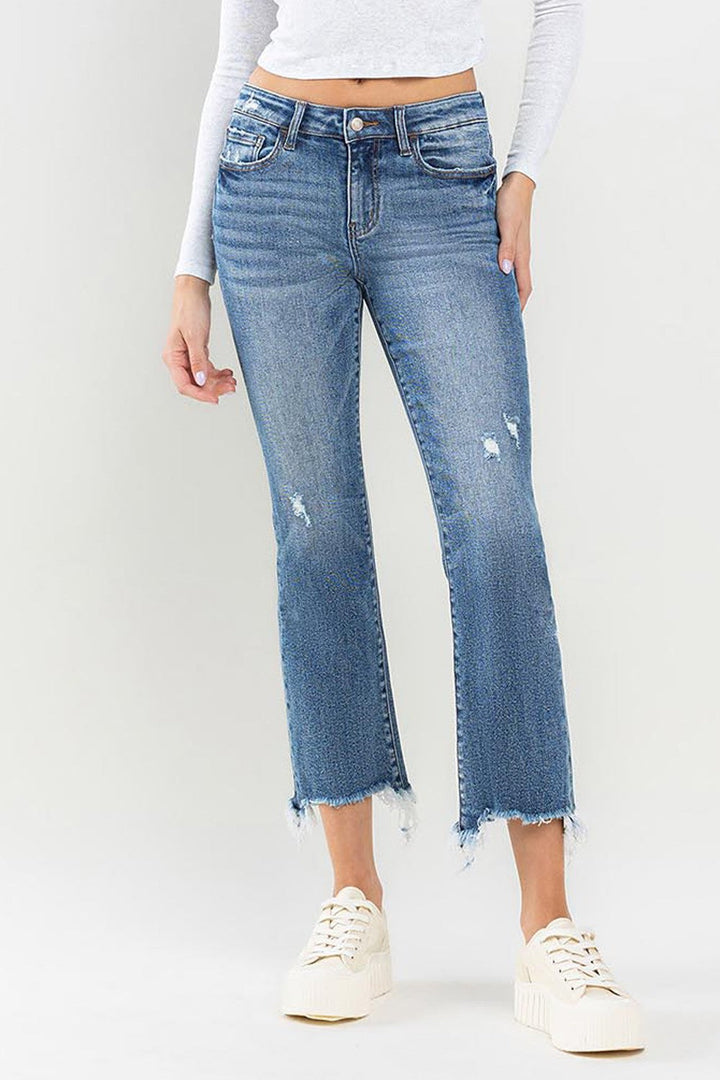 Stilla | Mellemhøj Slidser Hæm Jeans