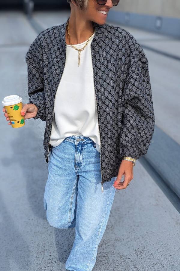 Stilla | Oversize bomberjakke moderne