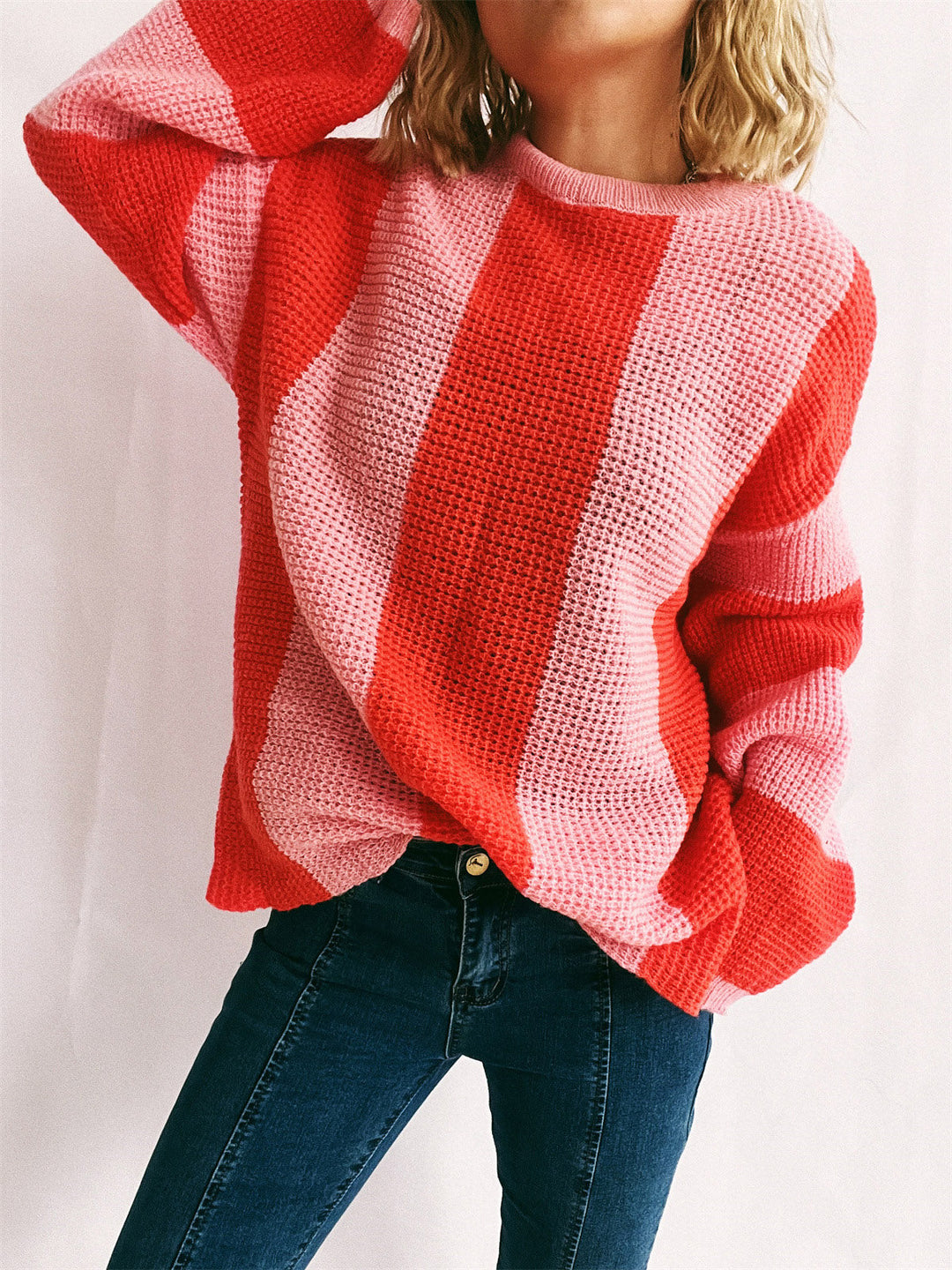 Stilla | Stilfuld farveblok sweater stilfuld