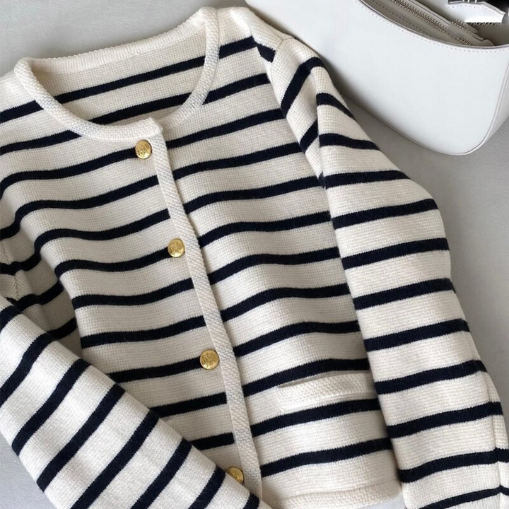 Stilla | Stribet Pullover klassisk