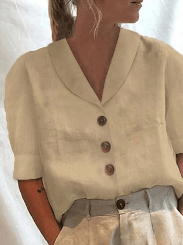 Stilla | Trendy Bluse med Krave til Damer