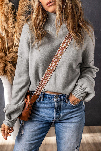 Stilla | Lækkert Oversized Pullover Med Rullekrave