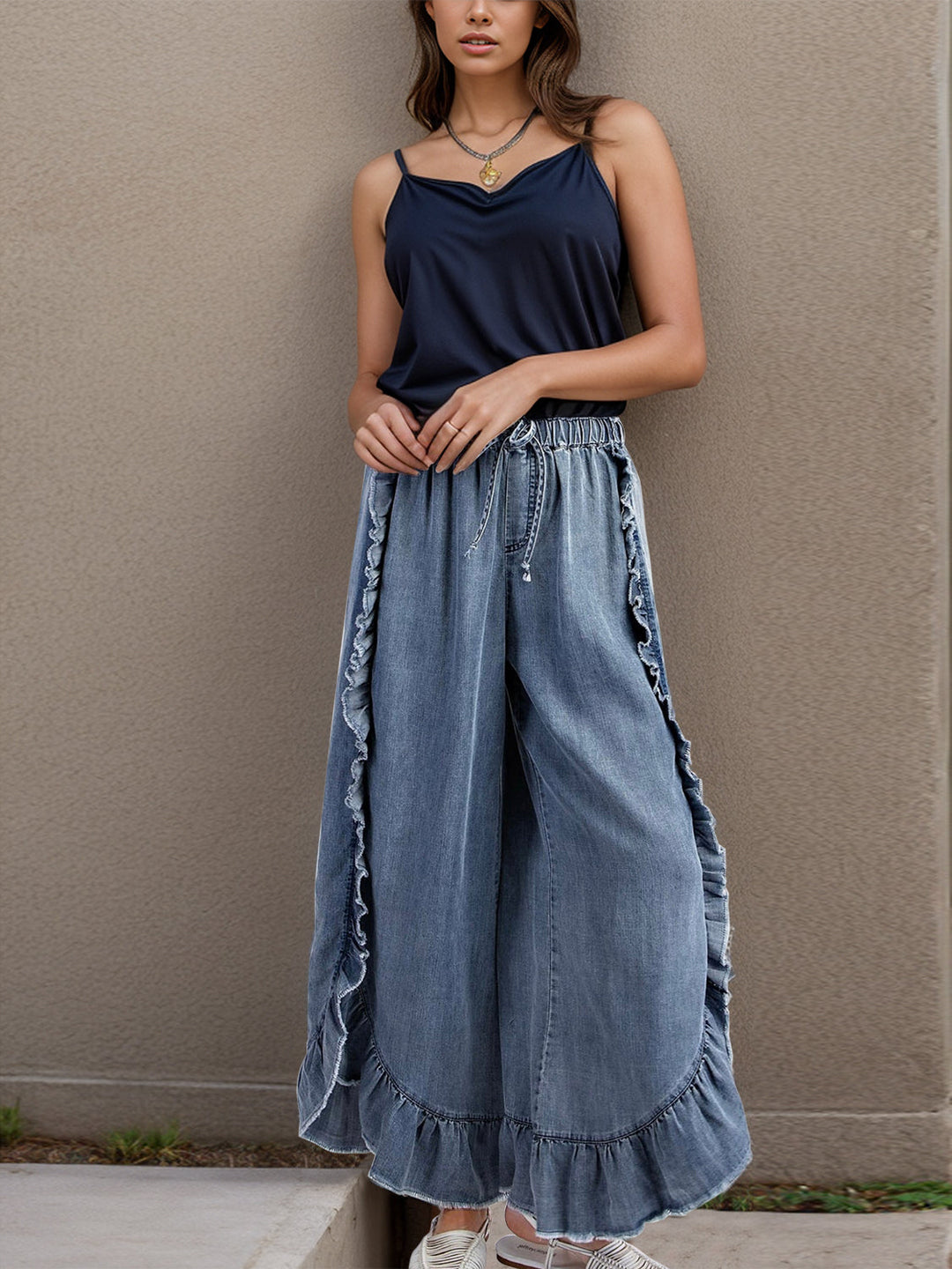 Stilla | Ruffle Bred Ben Jeans
