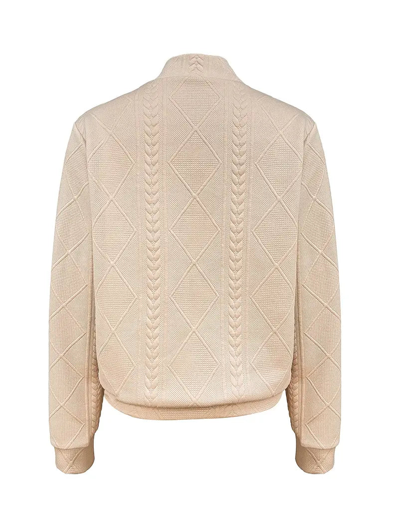Stilla | Fritidsjakke Med Struktureret Design