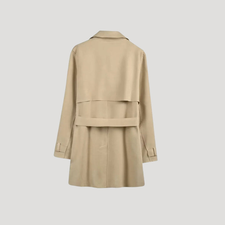 Stilla | Klassisk Bælte Dobbeltbreasted Trench Coat