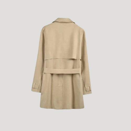 Stilla | Klassisk Bælte Dobbeltbreasted Trench Coat