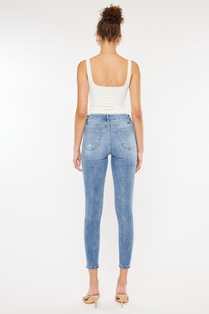 Stilla | Højtaljede kattevipper skinny jeans