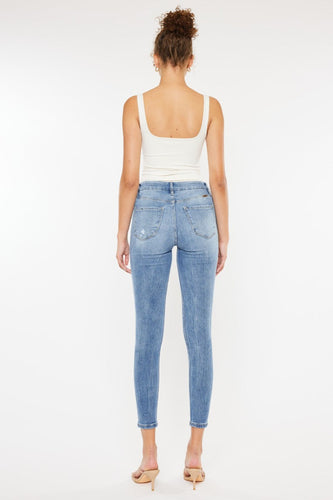 Stilla | Højtaljede kattevipper skinny jeans