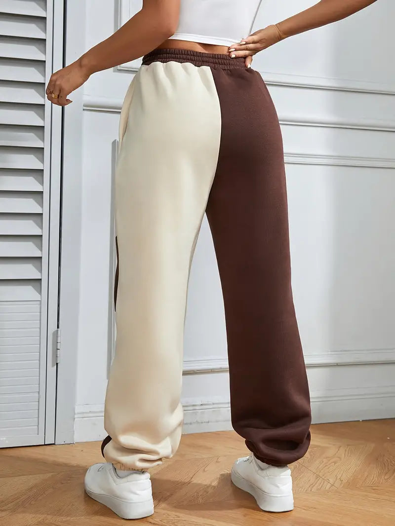 Stilla | Elegant Joggingbuks Med Color Blocking Design
