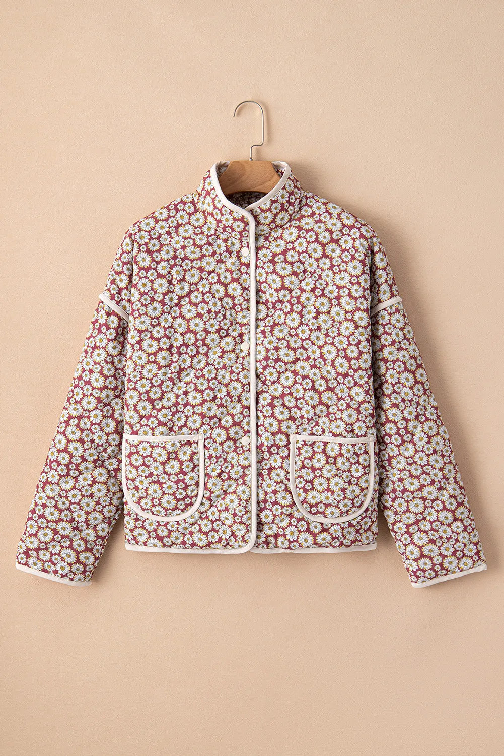 Stilla | Snap Down Mock Neck Frakke