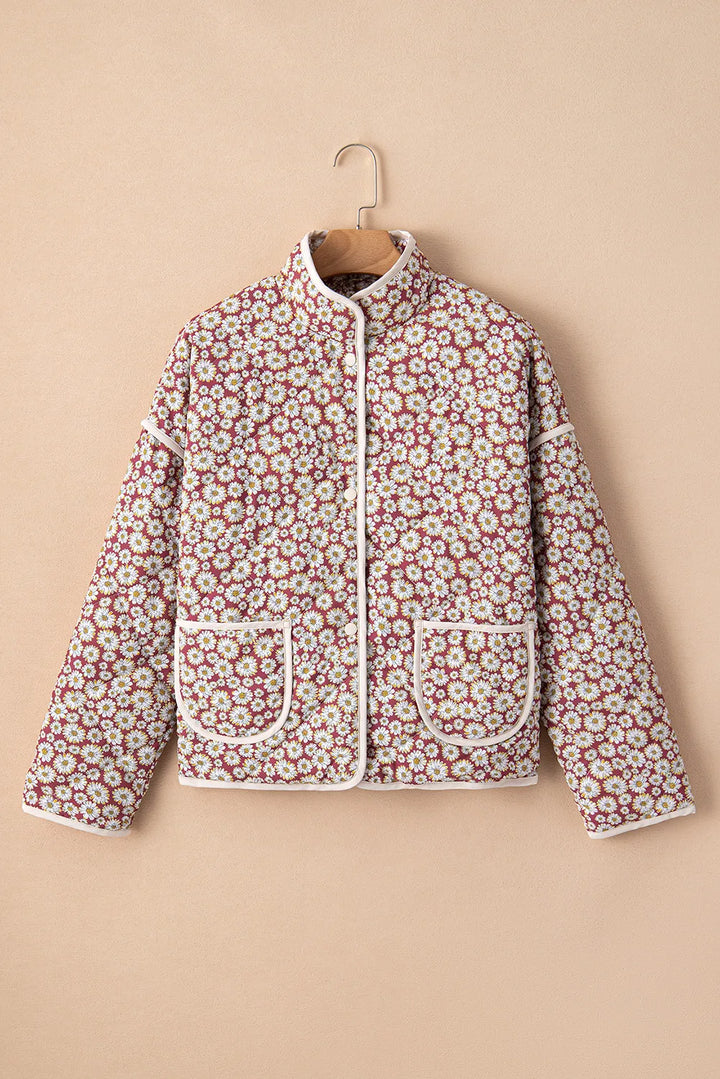 Stilla | Snap Down Mock Neck Frakke