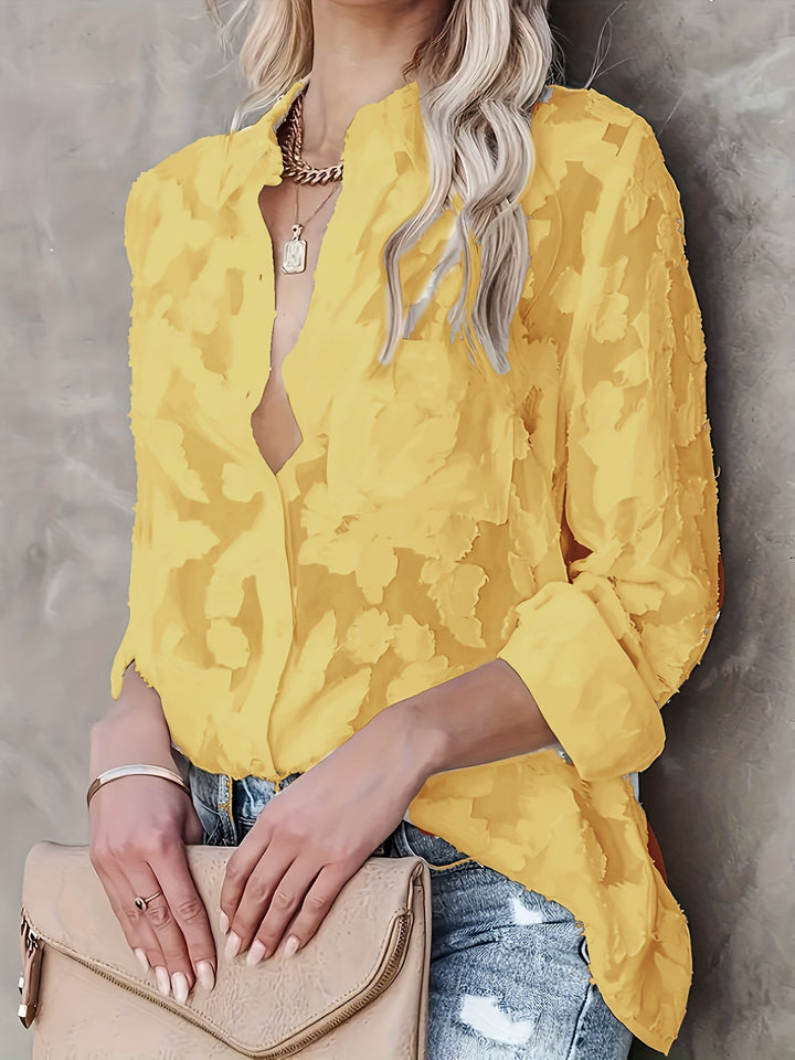 Stilla | Jacquard Dameskjorte