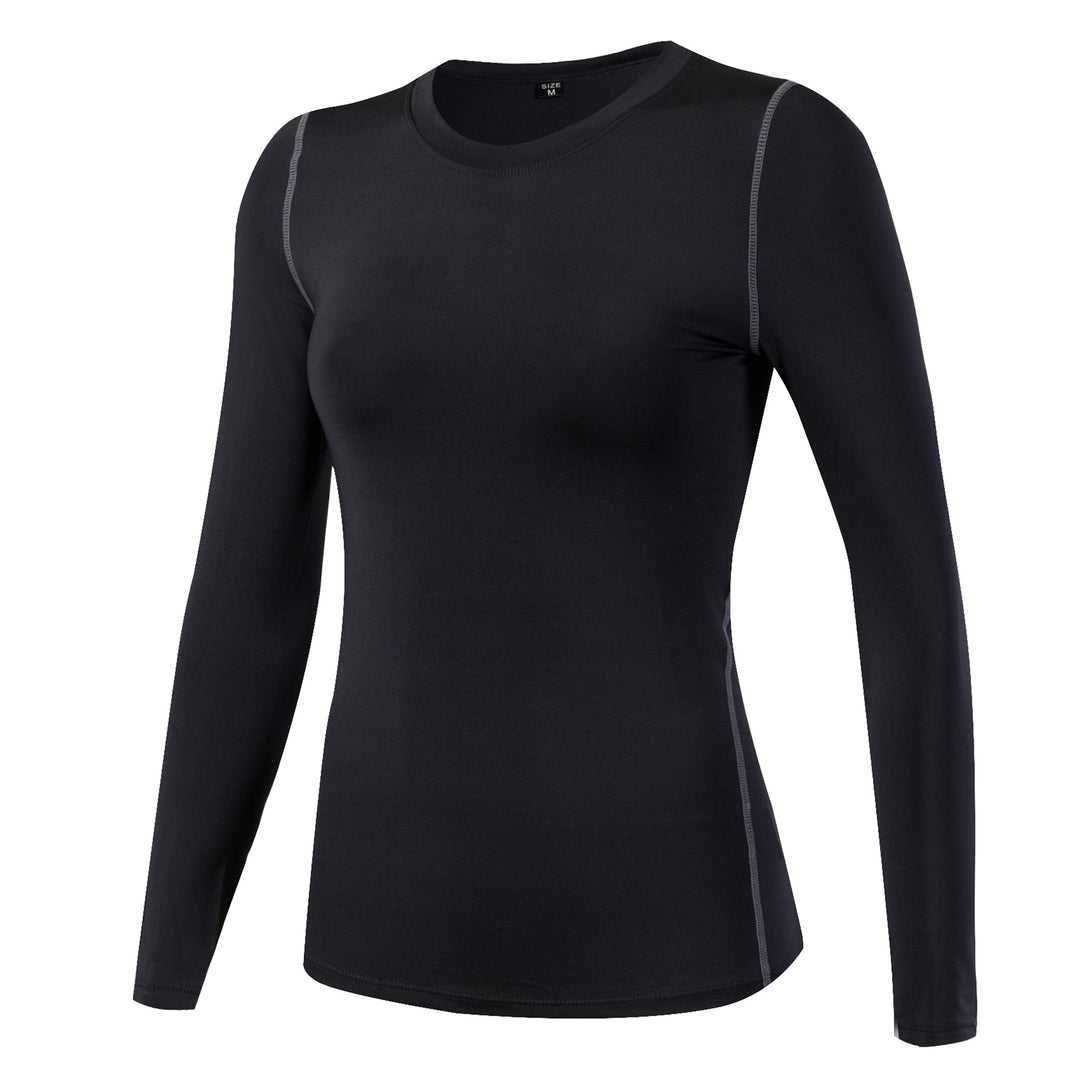 Dame Funktions-langærmet shirt lavet af højelastisk materiale med innovativ fugtregulering Stilla