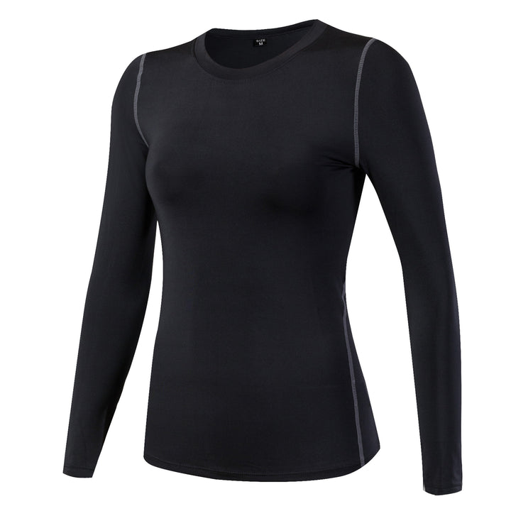 Dame Funktions-langærmet shirt lavet af højelastisk materiale med innovativ fugtregulering Stilla