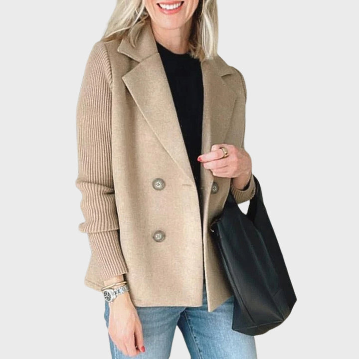Stilla | Elegant efterårsstrikærme-blazer