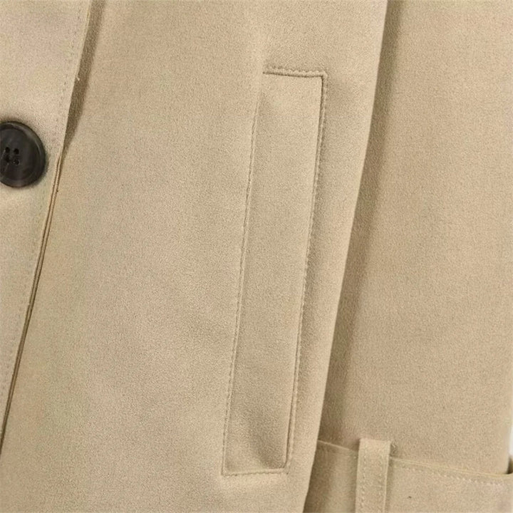 Stilla | Klassisk Bælte Dobbeltbreasted Trench Coat