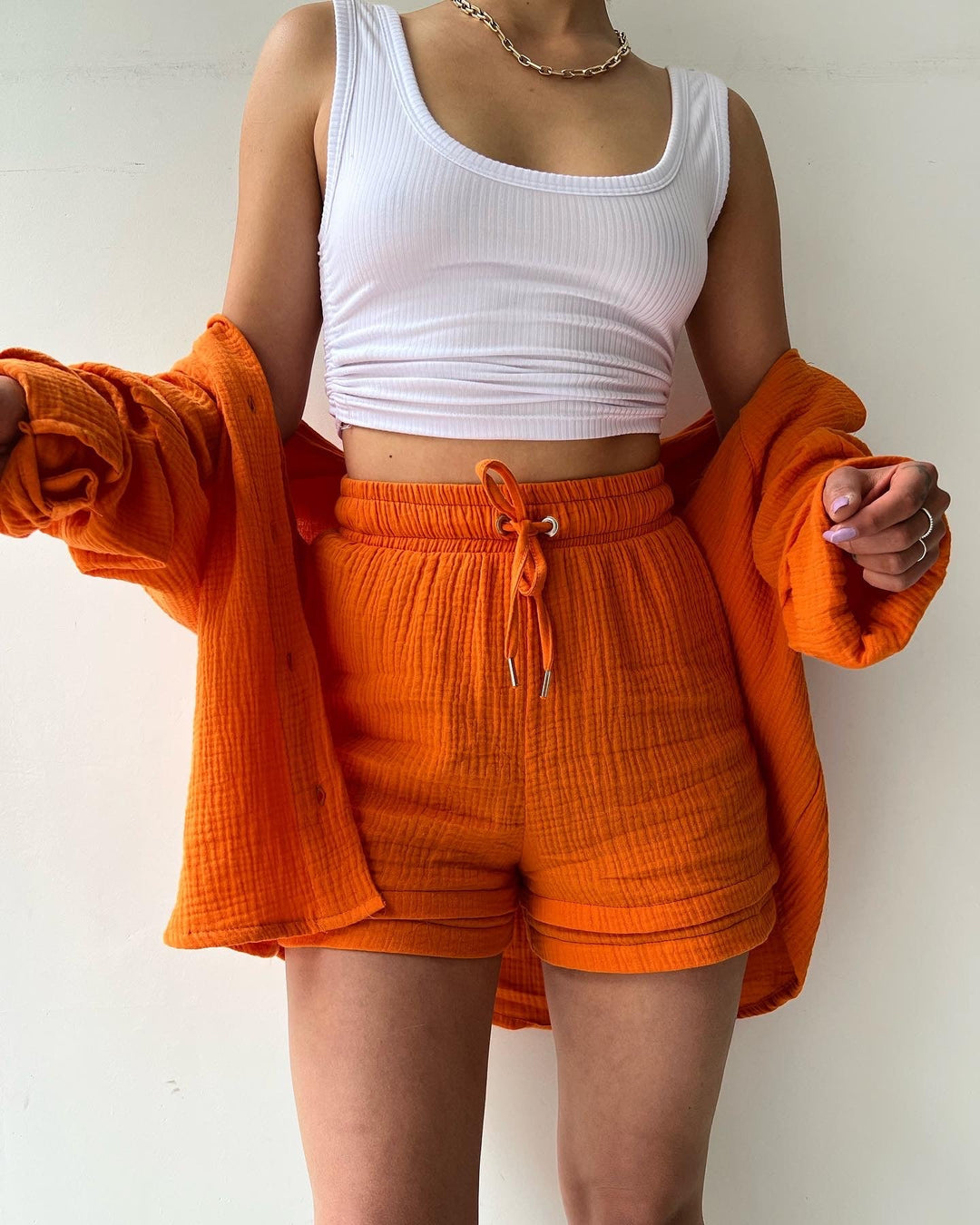 Stilla | Ensemble Skjorte Og Shorts Frisk