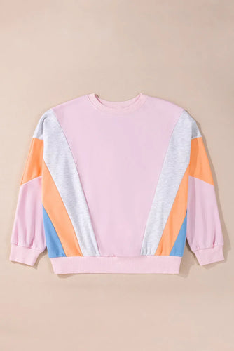 Stilla | Sved Colorblock Med Rund halsudskæring og Lange Ærmer