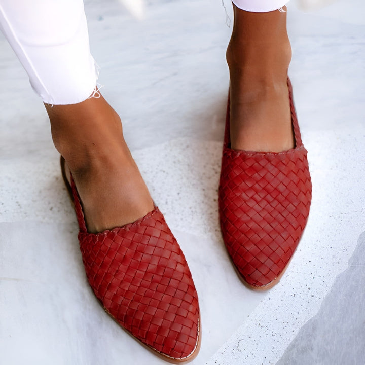 Stilla | Cut Sandaler Med Flettet Mønster