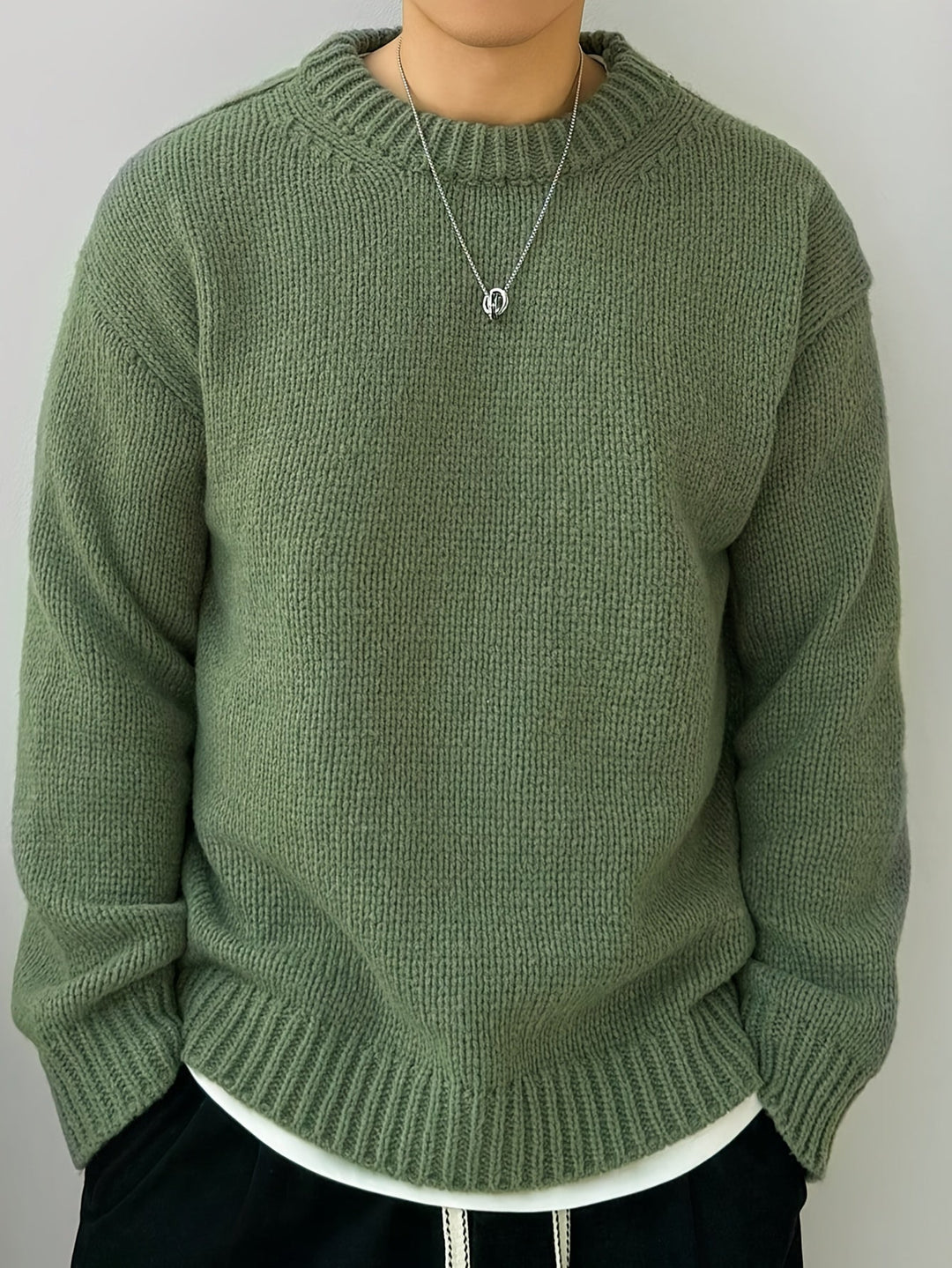 Stilla | Løs Pullover Med Lange Ærmer Og Rund Halsudskæring