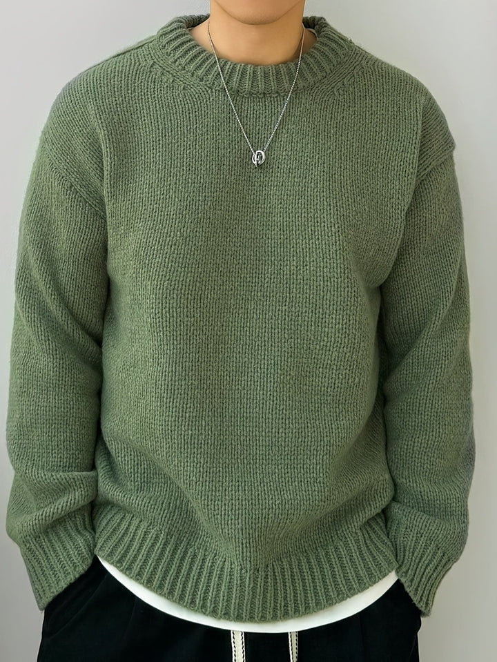 Stilla | Løs Pullover Med Lange Ærmer Og Rund Halsudskæring