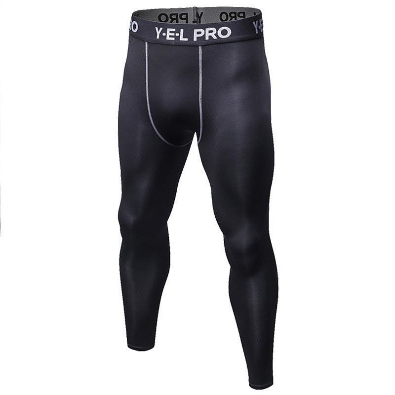 Herrer kompressions-løbetights med fugtregulerende teknologi og ergonomisk snit Stilla