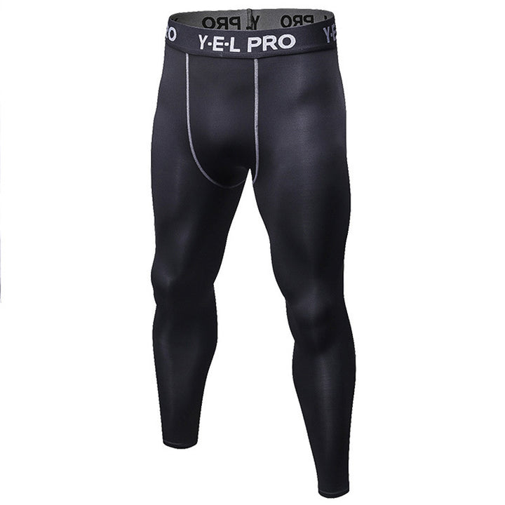 Herrer kompressions-løbetights med fugtregulerende teknologi og ergonomisk snit Stilla