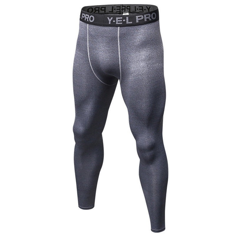 Herrer kompressions-løbetights med fugtregulerende teknologi og ergonomisk snit Stilla