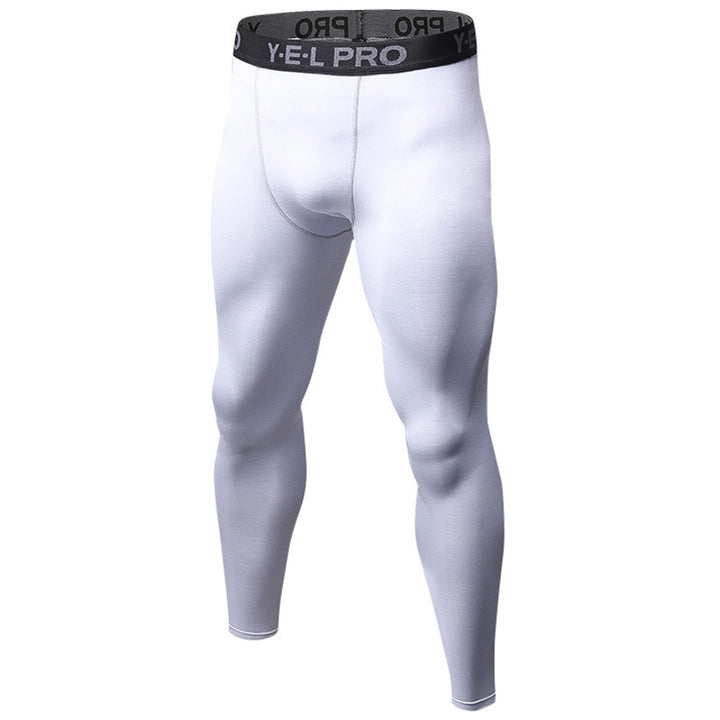 Herrer kompressions-løbetights med fugtregulerende teknologi og ergonomisk snit Stilla