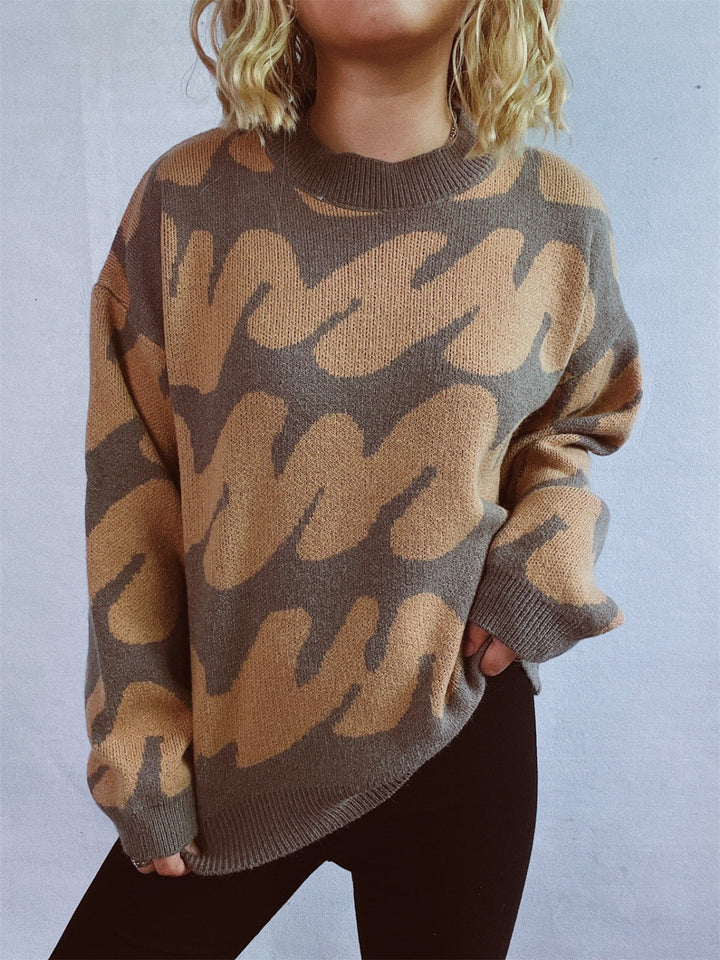 Stilla | Pullover med Lange Ærmer og Rund Udsnit