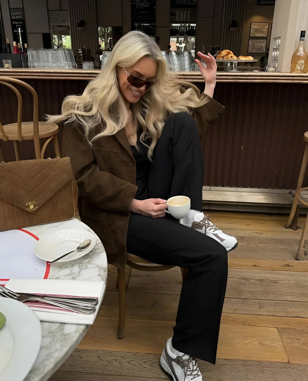 Stilla | Klassisk Wildleder Blazer til Kvinder