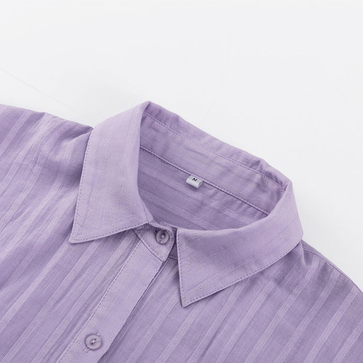 Stilla | Let Button up Og Shorts Sæt