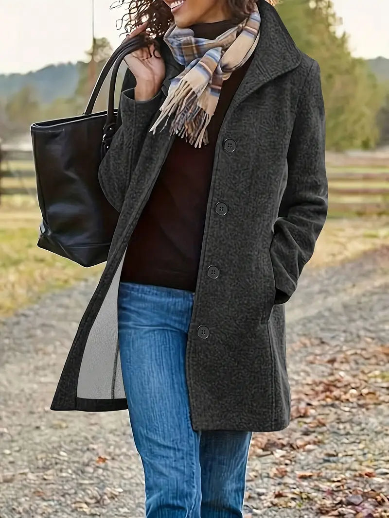 Stilla | Tideless Elegance Dobbeltknappet Trenchcoat Raffineret