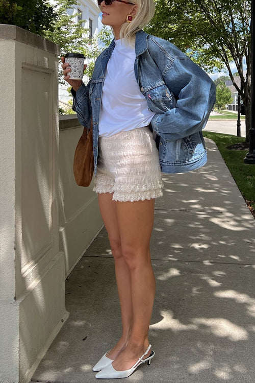 Stilla | Button-Down-lommedenimjakke