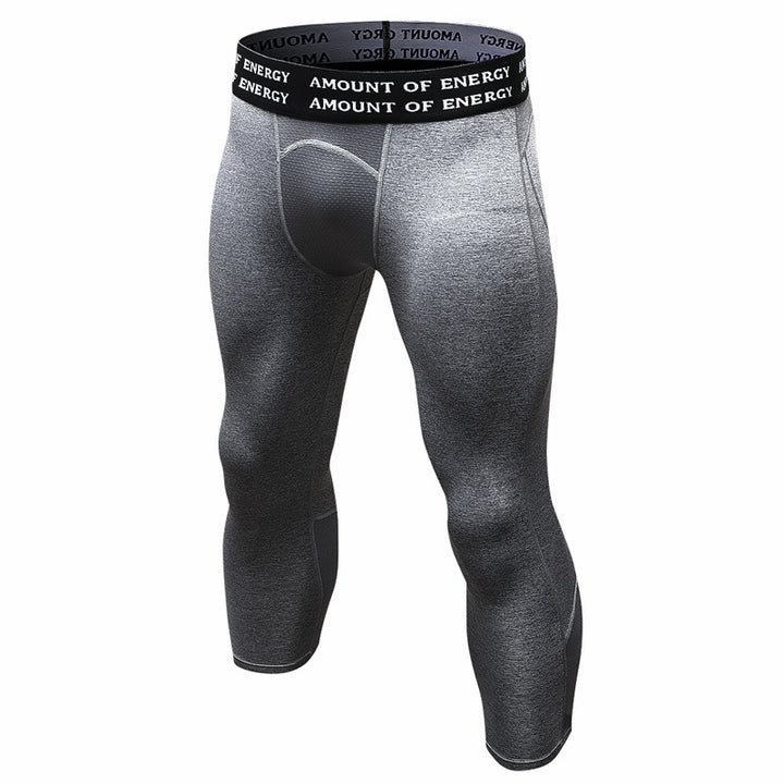 Herre Højkvalitets Kompressions-løbetights med åndbare ventilationszoner og elastisk talje Stilla