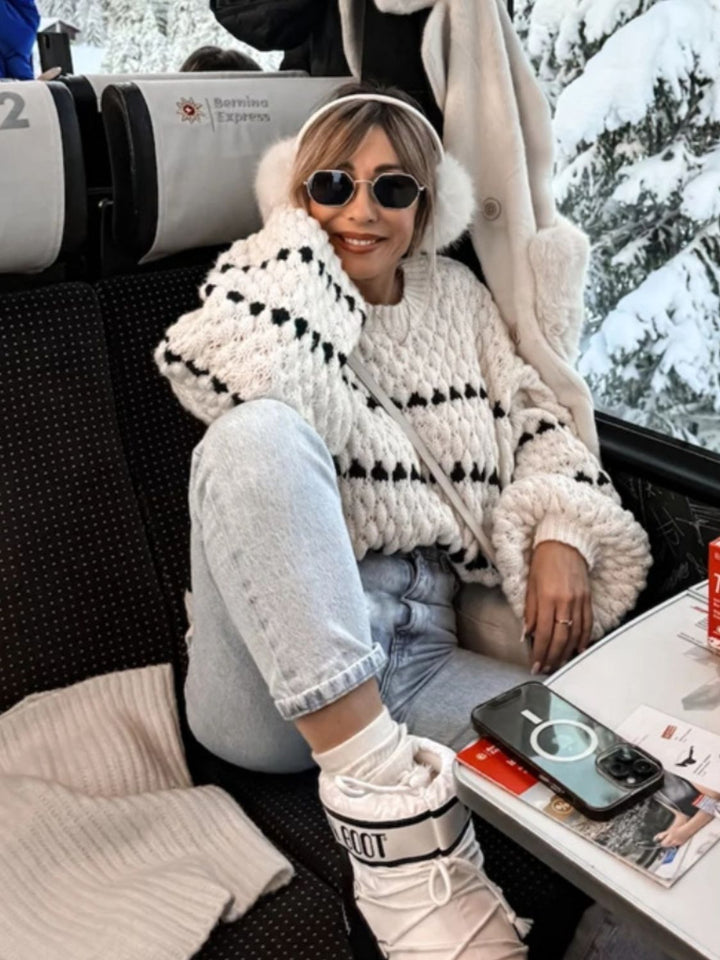 Stilla | Lang Pullover Med Behagelige Ærmer