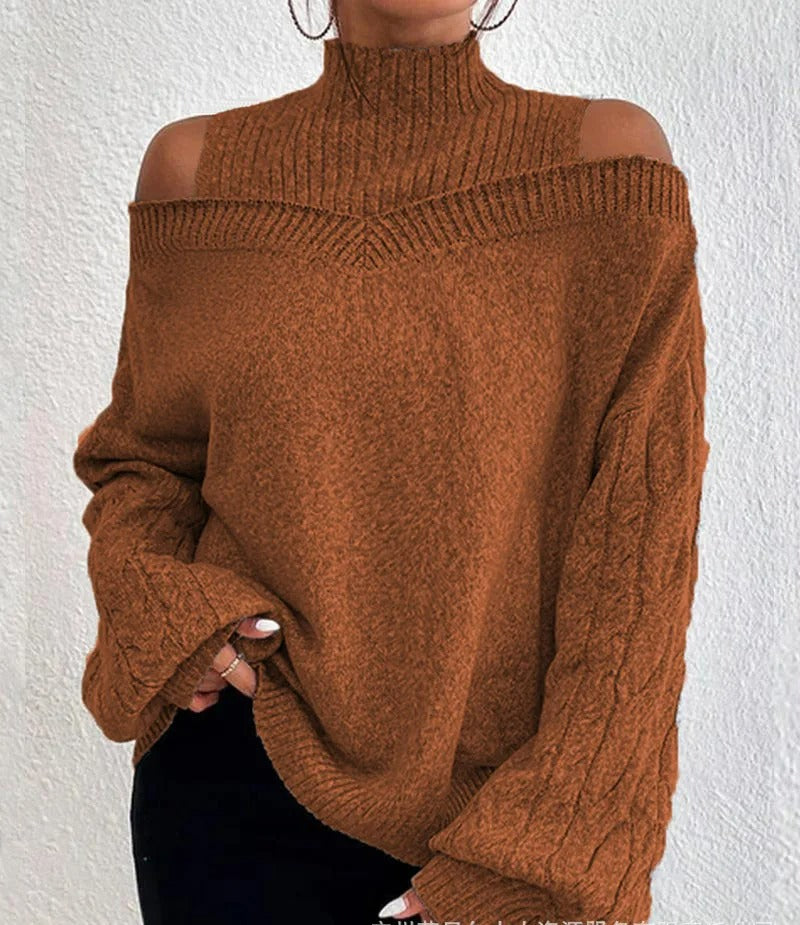 Stilla | Pullover med skulderfri design