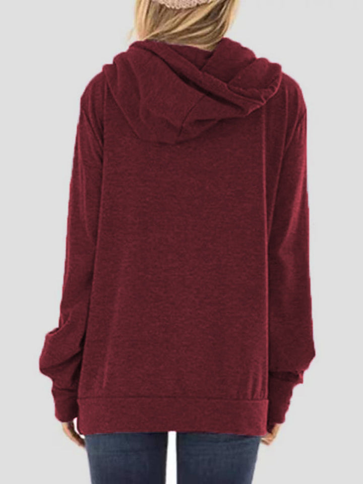 Stilla | Sweatshirt med lange ærmer med snor og grafisk bogstav