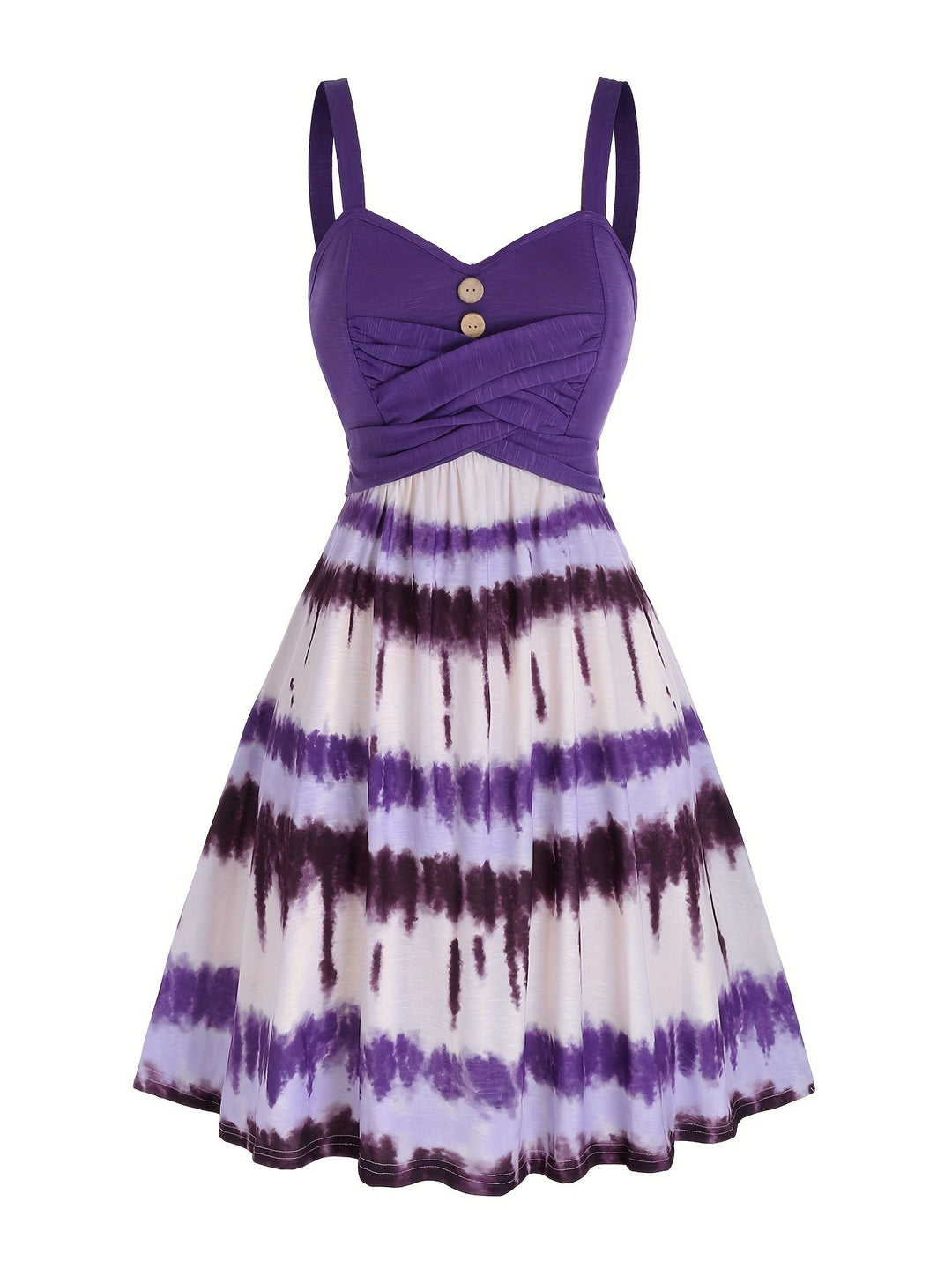 Stilla | Kjole Med Tie Dye Print