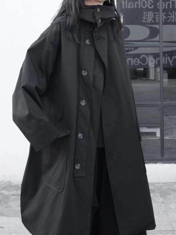 Stilla | Casual Trenchcoat Med Hætte Til Damer